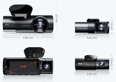 Vantrue N5 4 Channel Dashcam | GPS | WiFi | Voice Control | 512GB Support