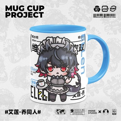 Ellen Joe Zenless Zone Zero Game Ceramic Coffee Mug Cup Cosplay Water Cup Gift
