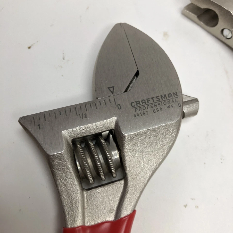 Lote 2 Juego de llaves ajustables Craftsman Professional 10" 44168 y 8" 44167 WF (EE. UU.) Foto 2 de 4