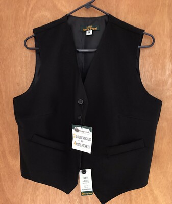 Lady Henry Segal Black Pants AND Vest for Formal Event or Work