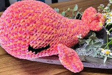 Wal, Amigurumi, Handarbeit, Geschenk, Geburtstagsgeschenk, Ostern, Dekoration