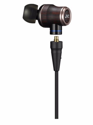 JVC HA-FW02 WOOD 02 inner Hi-Res Audio In-Ear Headphones MMCX NEW