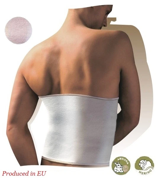 TONUS ELAST BACK SUPPORT BELT Warmer Cotton/Wool STRETCH Hernia REVERSIBLE Muscle Pain