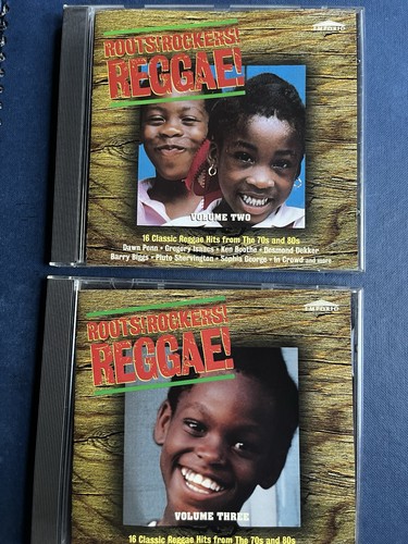 ROOTS, ROCKERS + REGGAE! Volumes 2+3 Used 32 Track Compilation CDs 70s 80s 90s 