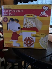 🆕 SNOOPY Popcorn Push Cart ~ Joe Cool ~Air Popper 2014 SMART PLANET~BRAND NEW~