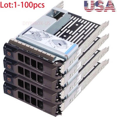 Lot Dell Drive 3.5'' 2.5'' Adapter Caddy Tray 9W8C4 F238F R320 R420 T610 R530 R630