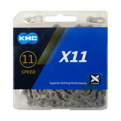 KMC X11R Kette 11-fach 124 Glieder grau/silber mit EPT Antirost-Technologie