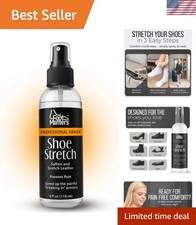 Elastic Shoe Stretch Spray - 4 oz for Comfortable Fit on Leather, Nubuck More