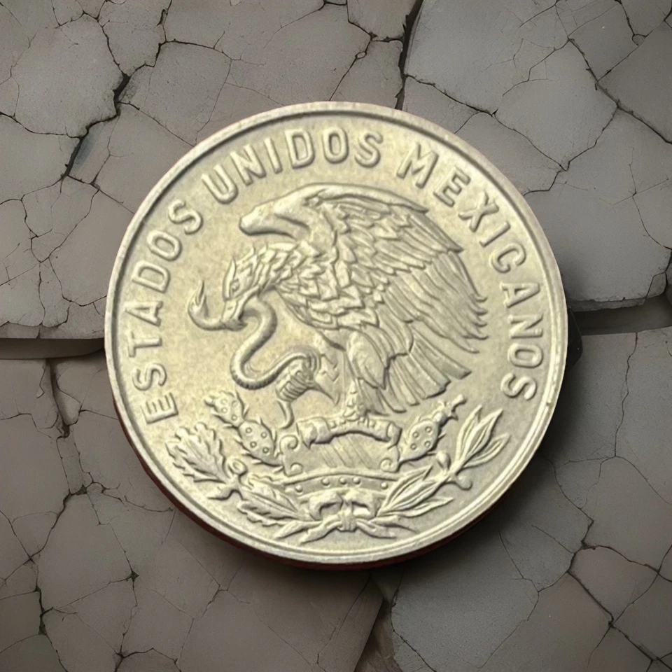 1968 México 50 centavos UNC moeda de cobre-níquel 🇲🇽 KM#451 linda - Imagem 4 de 4