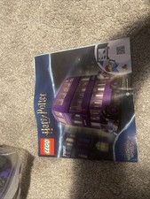 LEGO Harry Potter 75957 Knight Bus Building Set with 3 Minifigures Purple