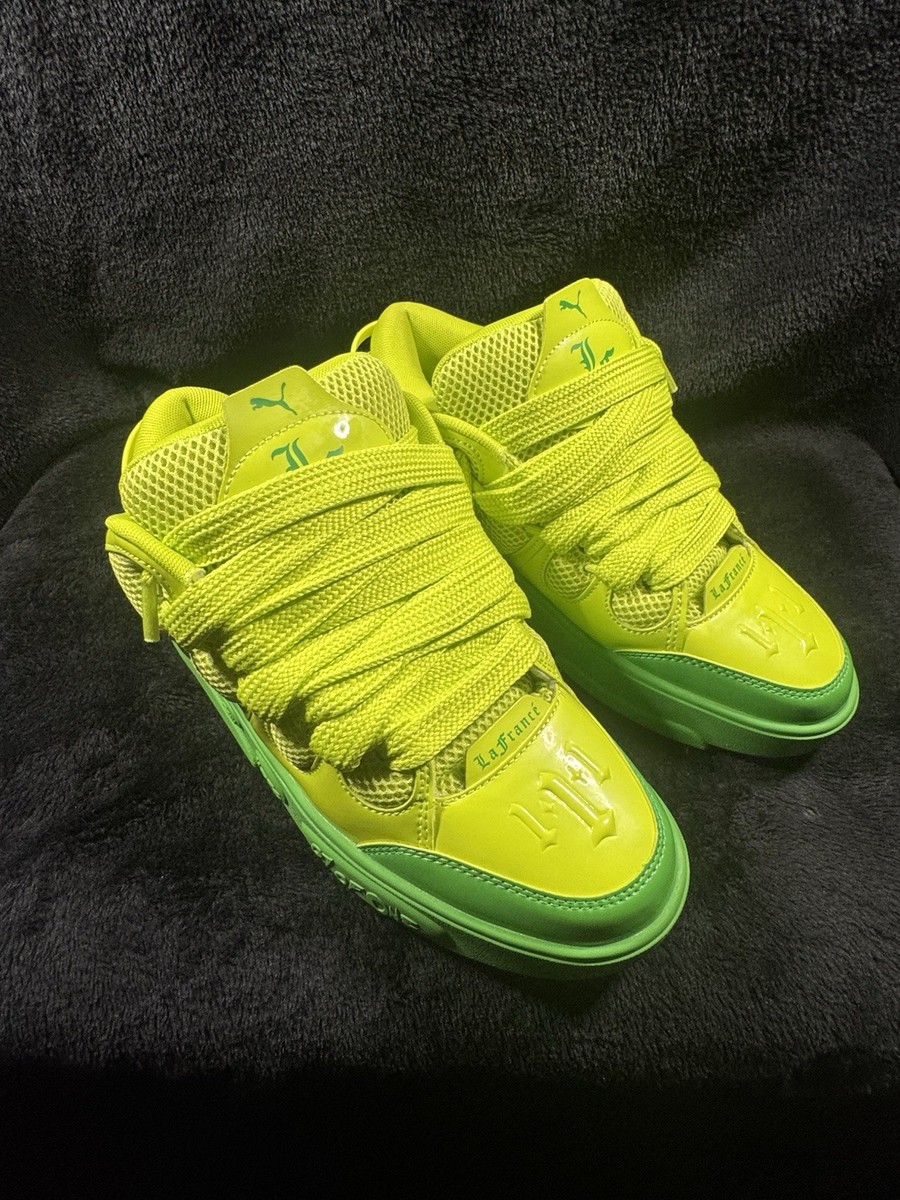 Puma La France Assist Slime Green Lime LaMelo Ball Sneaker 310868