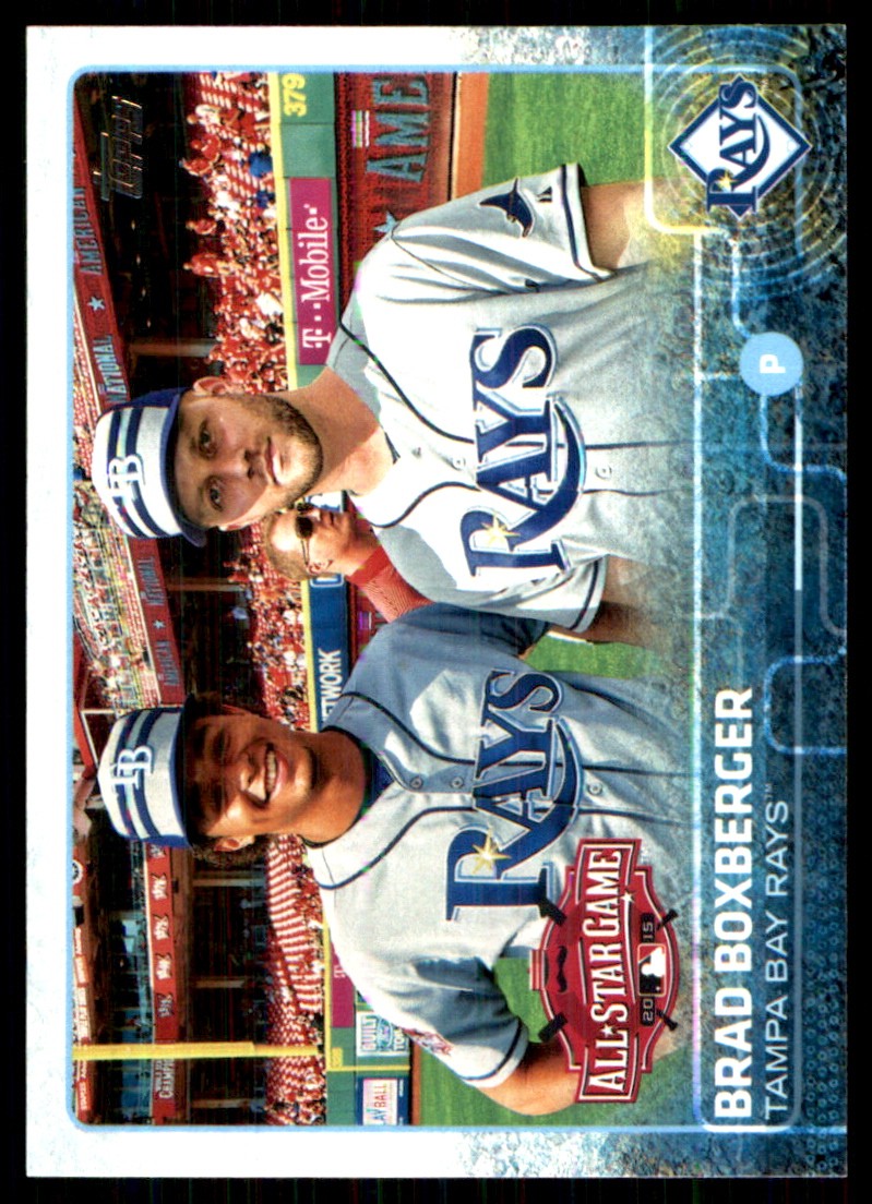 Brad Boxberger 2015 Topps Update #US91 Rays MLB READ FREE SHIPPING AutographDen