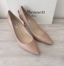 LK Bennett Floret Trench Leather Pointed Court Shoes Size 7.5 UK BNWB