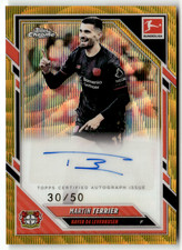 Martin Terrier Chrome Bundesliga 2026 Gold /50 Auto