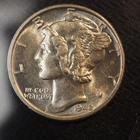 1942  **P** MERCURY DIME  **NICE COIN!** - Free Shipping! M8908