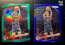 2025 Panini Prizm WNBA - Indiana Fever Caitlin Clark #22 Blue Velocity and Green