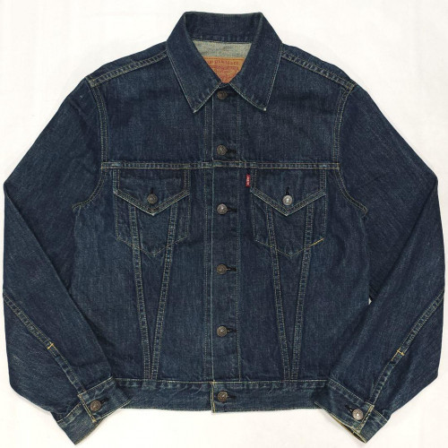 LEVI'S 90s 71557 XX デニム ジージャン日本製 濃紺　40 Levi's 71557 Denim Jacket 3rd Big E vintage Size40 Indigo