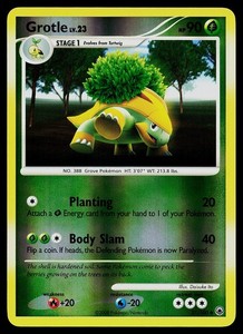 Pokemon Card - Grotle Majestic Dawn 37/100 Reverse Holo