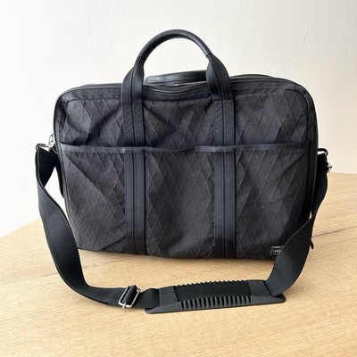 Porter Yoshida Hybrid 3Way Briefcase logo Nylon black business Bag