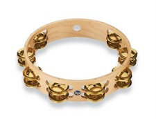 LP Pro 10 Inch Double Row Tambourine - Brass-DS