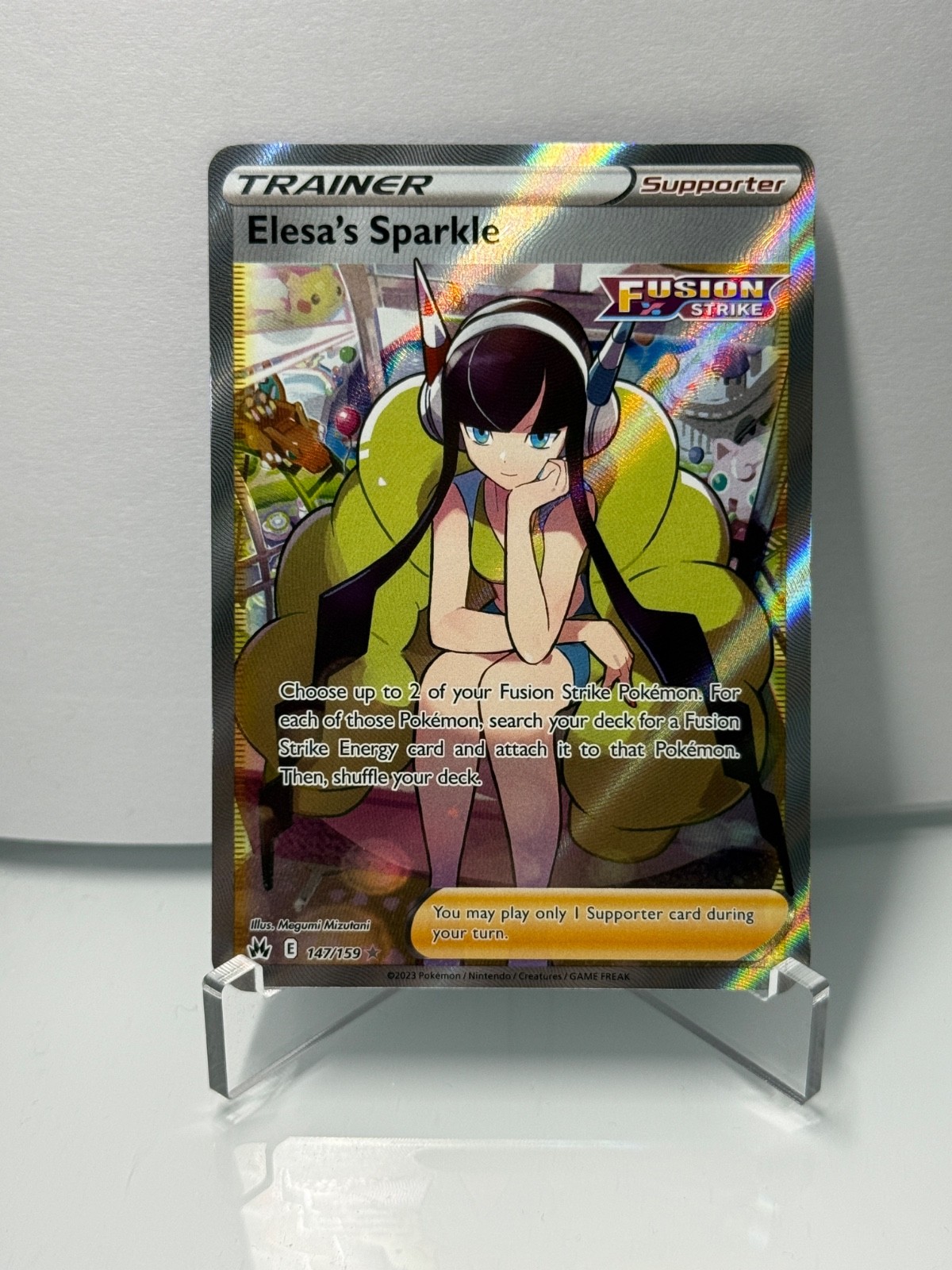 Elesa's Sparkle (Full Art) 147/159 SWSH: Crown Zenith Holo