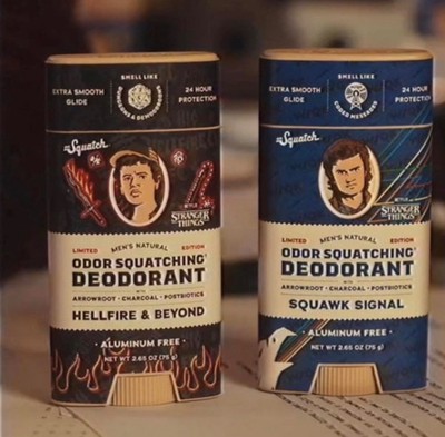 dr squatch deodorants Stranger Things limited edition