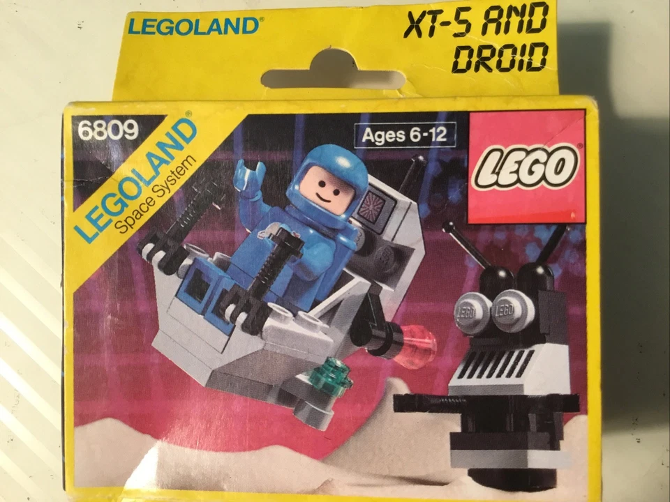 New Old Stock Vintage LEGO Classic Space: XT-5  And Droid (6809)  Unopened Box - Image 3 of 4