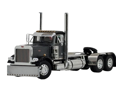 DCP1/64ミニカー Peterbilt379アメリカトラック野郎 1/64 DCP GUN METAL/BLACK PETERBILT 379 DAY CAB | eBay