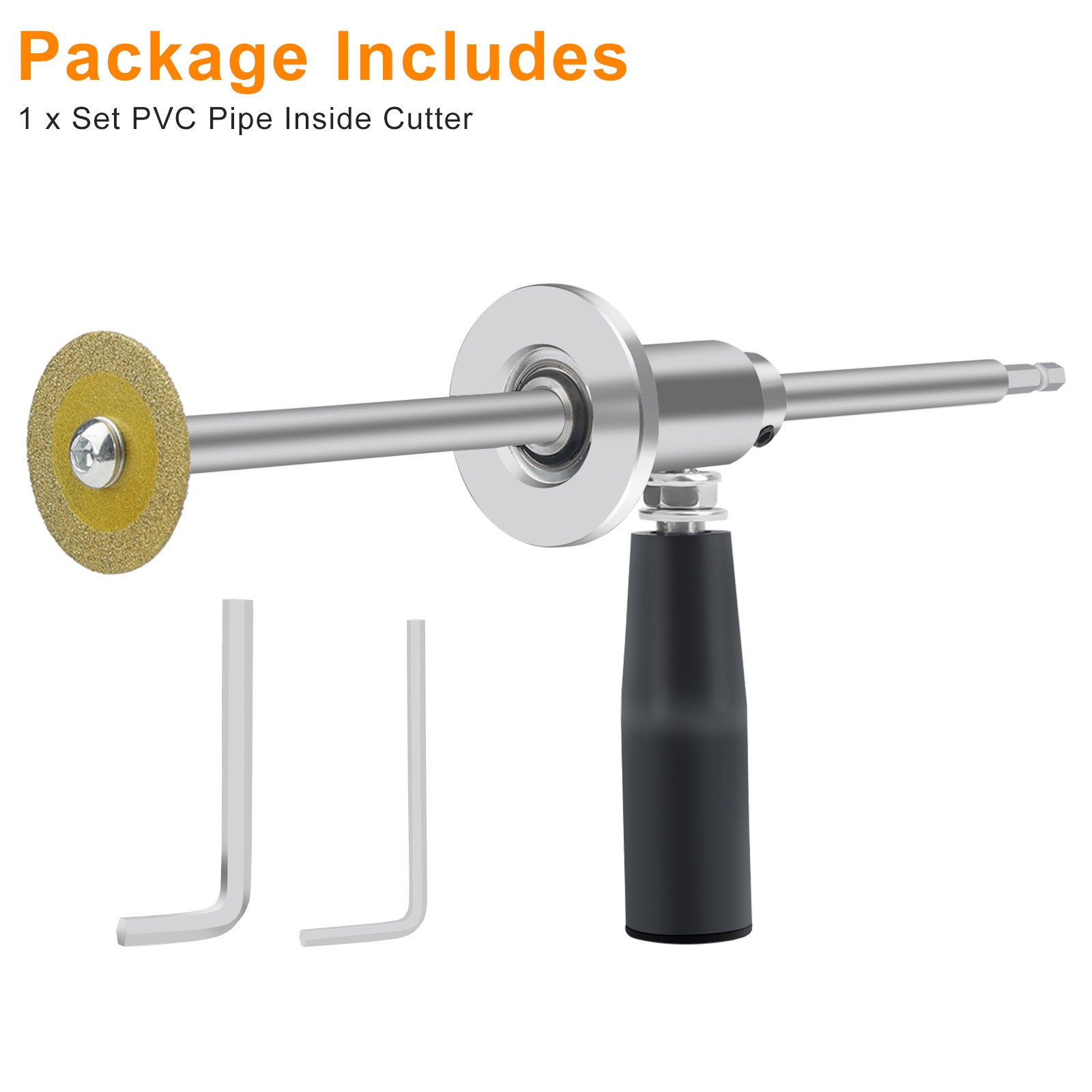 Inside PVC Pipe Cutter Tool 7"Adjustable Depth for 1-1/2" to 8" SCH40 PVC Pipe