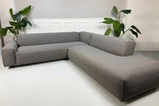 Rolf Benz Mio Sofa Stoff Grau Designer Ecksofa Couch Garnitur
