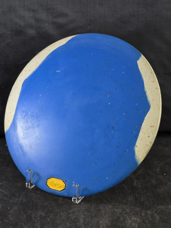 Vibram R420B Disc Golf Rubber 171 M Distance Driver OOP Blue White RARE! - Image 2 of 4