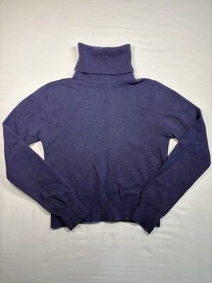 8ight Brand Women s Purple Turtle Neck Lambswool Rabbit Hair Blend Petite XS 90s