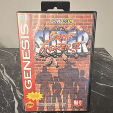 Super Street Fighter II (Sega Genesis) w/ Manual,