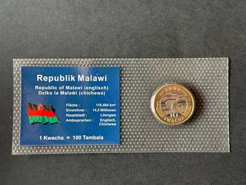 Malawi Coin, 10 Kwacha (2006) in Uncirculated (UNC) Condition (1 coin)