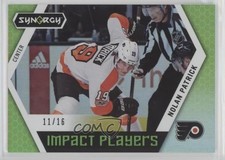 2017-18 Upper Deck Synergy Impact Players Green 11/16 Nolan Patrick #IP-18 2d8