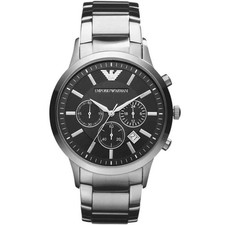 Image of Emporio Armani AR2434 Renato Men's Silver Watch