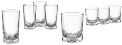 Bormioli Rocco Graphics, Set of 4 - 13 Oz. Choose a Type Dof glasses & Tumbler