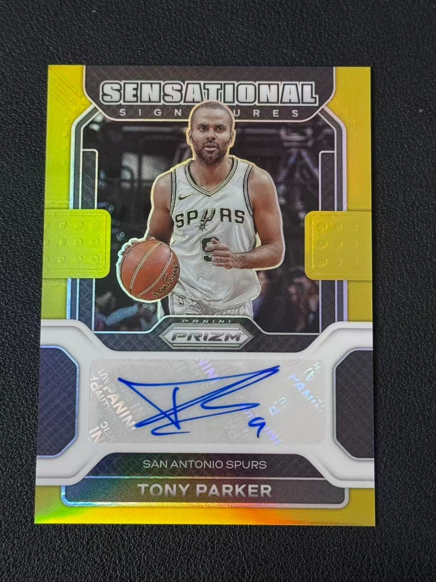 Panini Tony Parker Basketball Autographed Sports Trading Cards