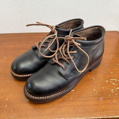 ROLLING DUB TRIO Stiefel COUPEN Katzenpfotensohle Leder Schwarz Größe 7,5