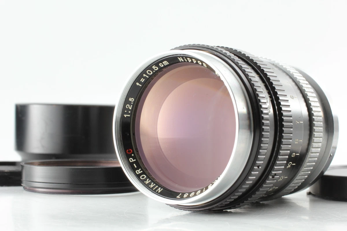 Nikkor Camera Lenses 105mm Focal f/2.5 Maximum Aperture for sale