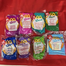 McDonalds 1999 Barbie  Friends Figurines Happy Meal Toys Complete Set of 8 NEW