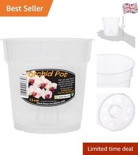 Transparent 13cm Plant Pot with Holes - Perfect for Orchids & Epiphytic Plants