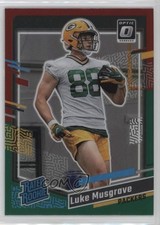 2023 Donruss Rated Rookie Optic Preview Red & Green Prizm Luke Musgrave 0y6s