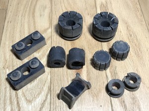 84 Honda ATC200X ATC 200X OEM Gas Tank Seat Frame Rubber Damper Setting Mounts