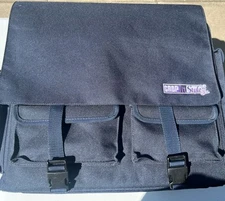 Great Craft Organizer Crop In Style Jr Blue Compartments Tote BAG ONLY 17x14x7