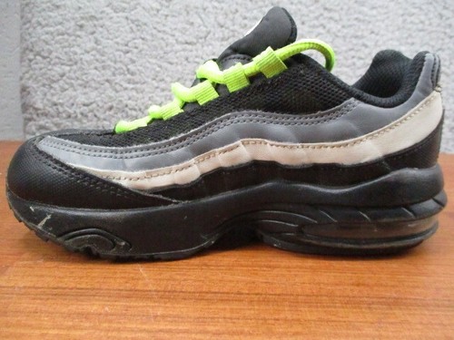 Nike Air Max 12C Neon Black Grey Youth Shoes - 第 4/15 張圖片
