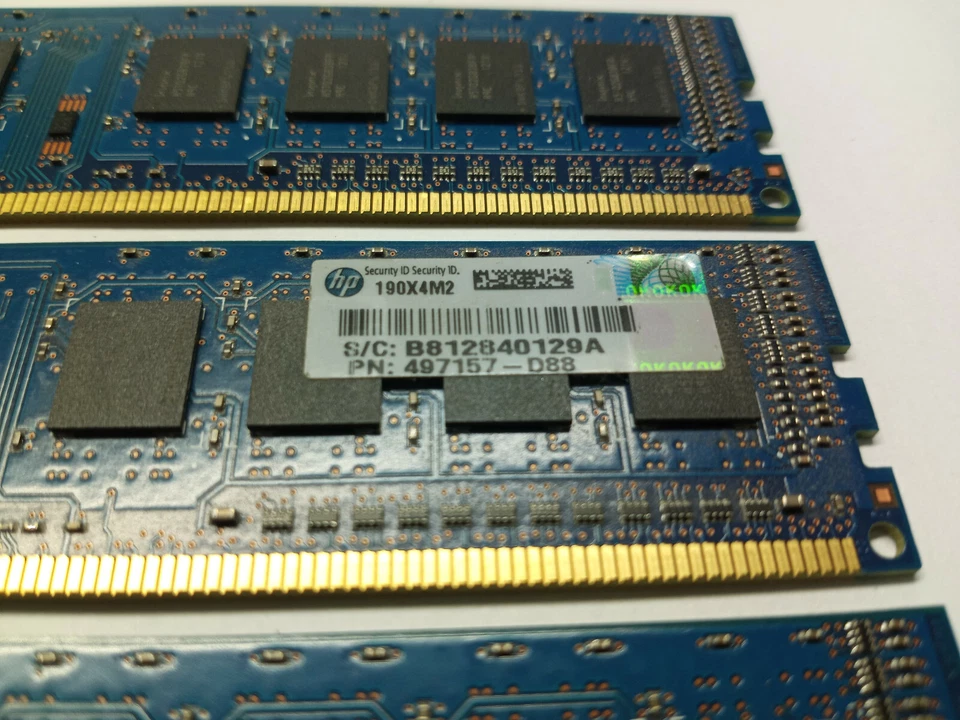 Hynix Ram PC3 10600 HMT325U6BFR8C 3 x 2gb Sticks Memory 1RX8 - Image 3 of 4