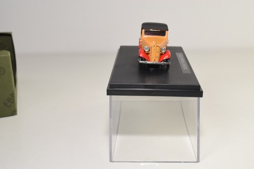 A51 1:43 EBBRO 44536 DATSUN 17 ROADSTAR ROADSTER 1938 ORANGE-BROWN MIB - Picture 3 of 11