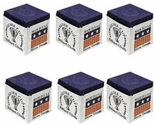 Silver Cup Billiard Chalk - 6 pack Purple 