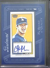 2009  Topps 206 Mini Framed Autograph #FMA-22 Clayton Kershaw